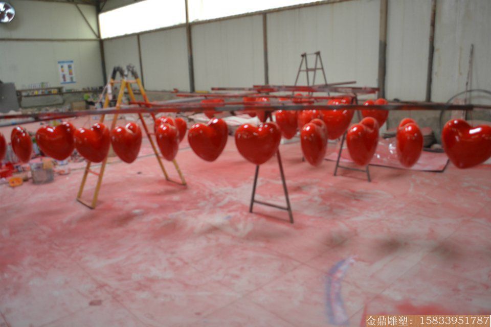 玻璃鋼紅心 婚慶用品4