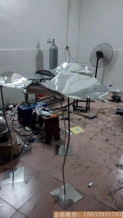 不銹鋼荷花制作