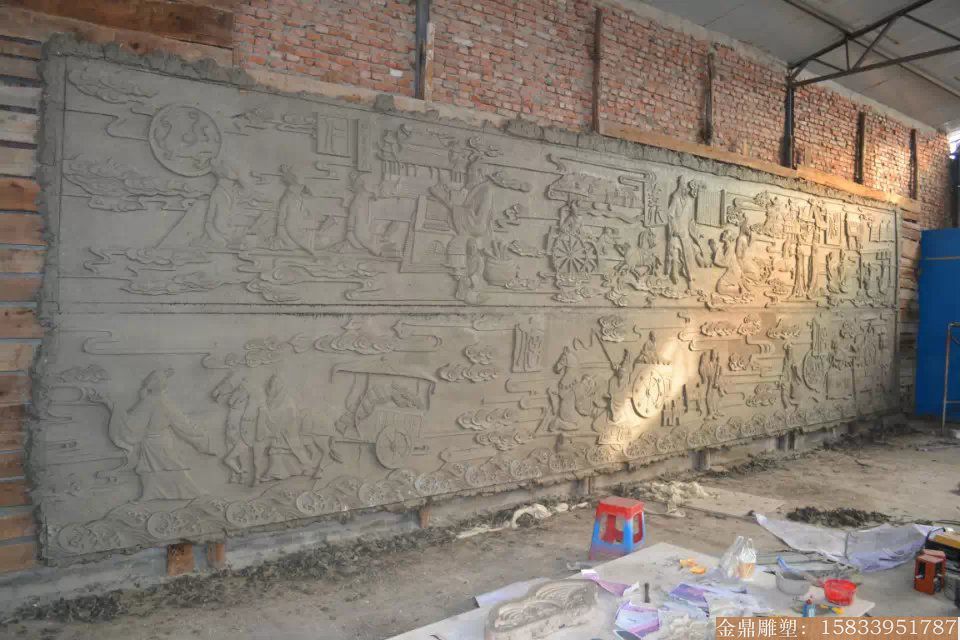 廠家直銷玻璃鋼人物浮雕雕塑 大型人物景觀雕像設計